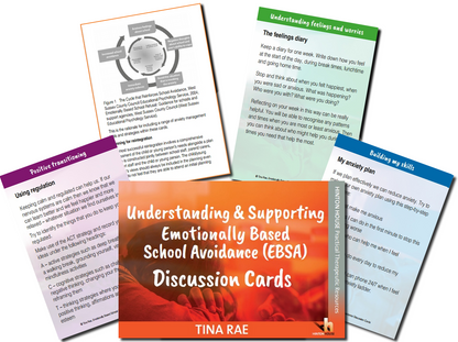 Understanding & Supporting Emotionally Based School Avoidance Set: Workbook and Discussion Cards
