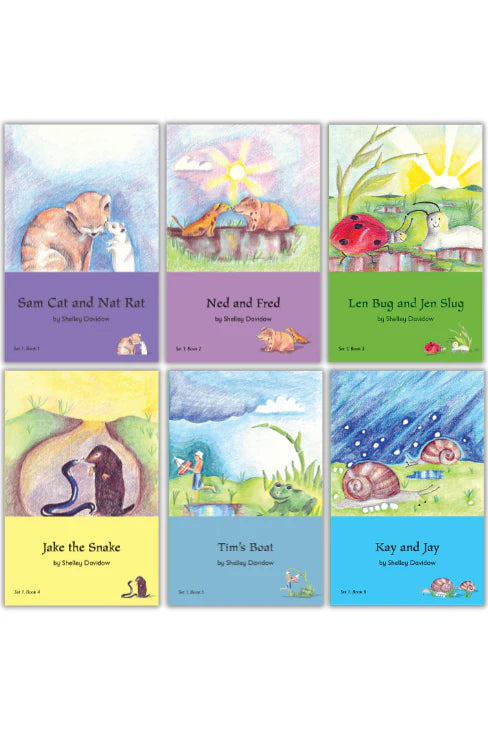 Early Phonetic Readers series by Shelley Davidow