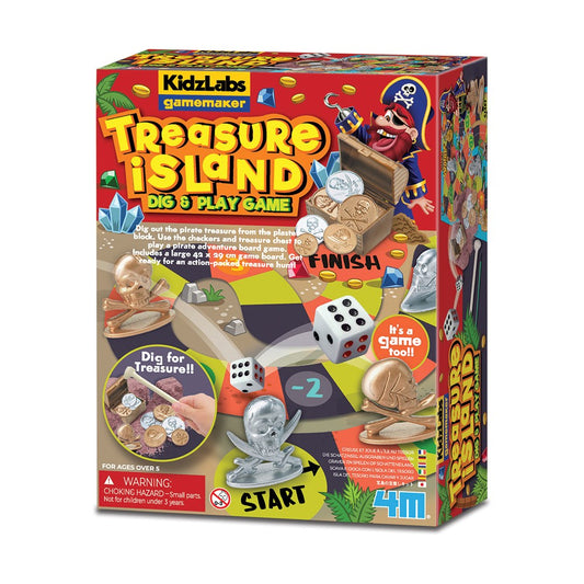 4M - KidzLabs Gamemaker - Treasure Island Dig & Play Game