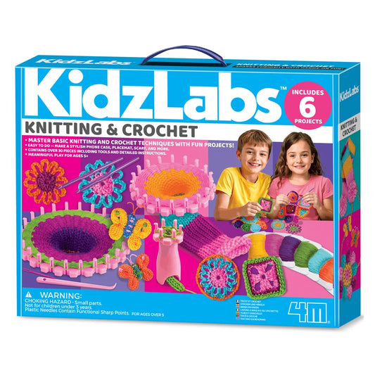 4M - STEAM Powered Kids - Knitting & Crochet