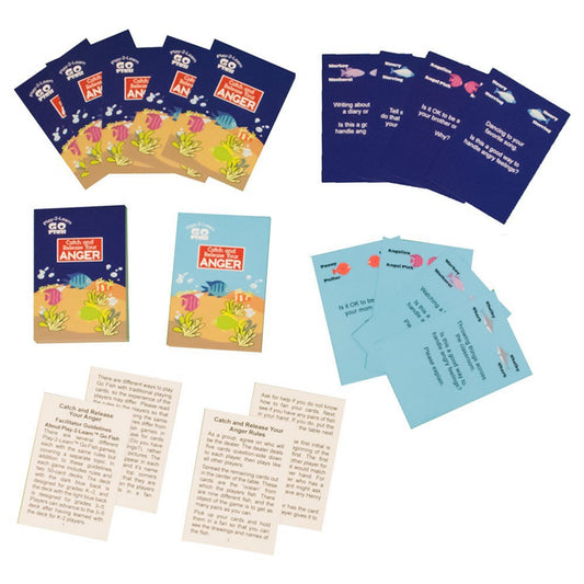 Play 2 Learn Go Fish: Catch and Release Your Anger Card Game