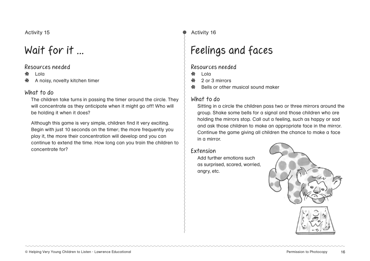 Helping Very Young Children to Listen