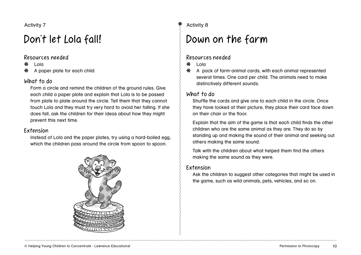 Helping Young Children To Concentrate