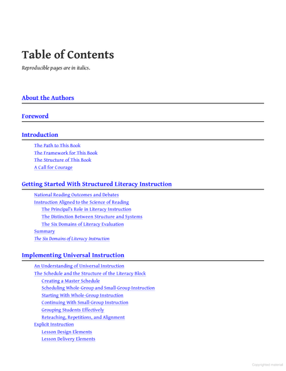 It’s Possible! : A Leadership Plan for Implementing Quality Reading Instruction and Ensuring Literacy for All