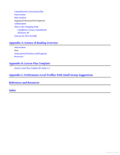 It’s Possible! : A Leadership Plan for Implementing Quality Reading Instruction and Ensuring Literacy for All