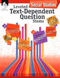 Leveled Text-Dependent Question Stems: Social Studies
