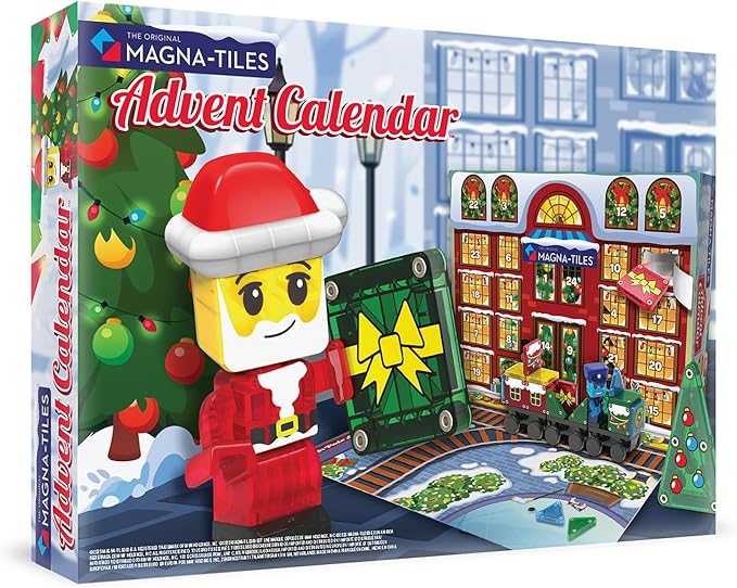 MAGNA-TILES - microMAGS - Advent Calendar - 34 Piece Set
