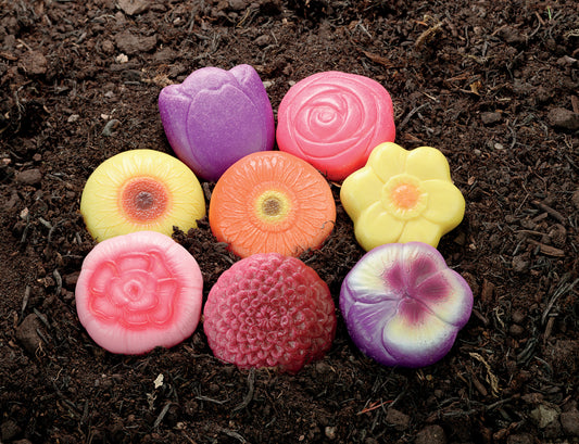 Sensory Play Stones - Flowers