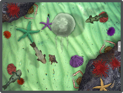Sensory Worlds App: Woodland, Rock Pool, Garden