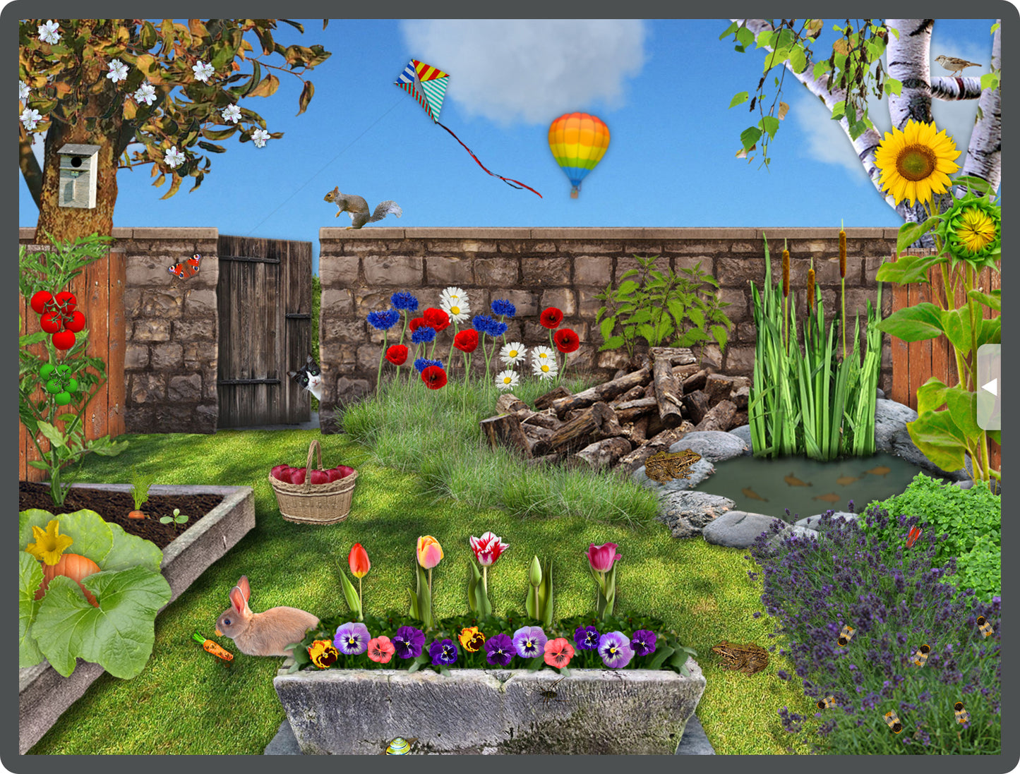 Sensory Worlds App: Woodland, Rock Pool, Garden