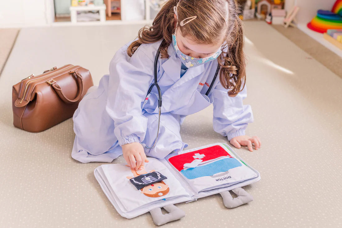 Fabric Activity Quiet Book – When I Grow Up