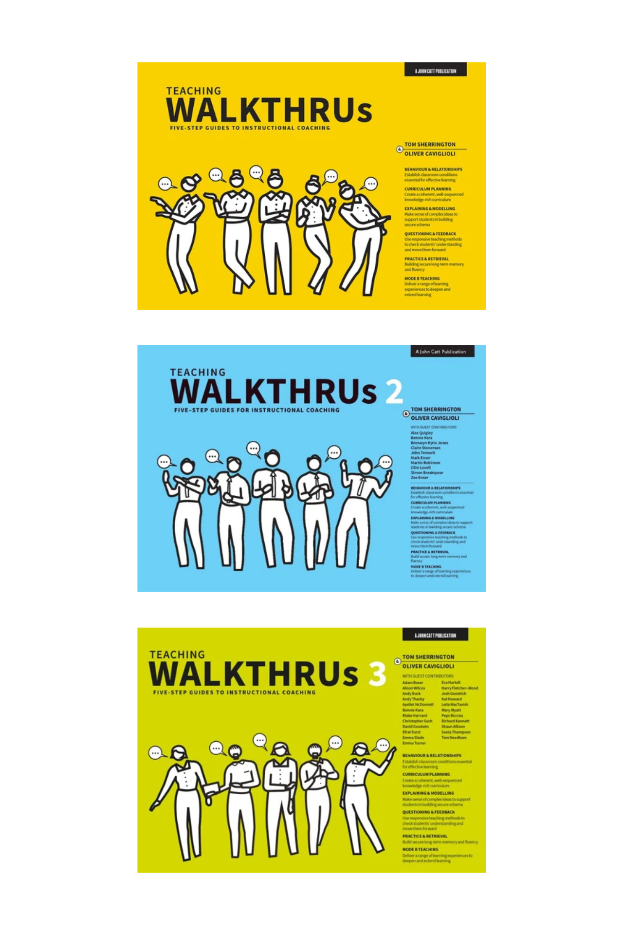 Teaching WalkThrus 1, 2 & 3 Book Set