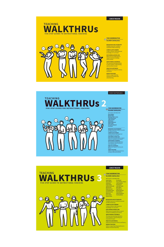 Teaching WalkThrus 1, 2 & 3 Book Set