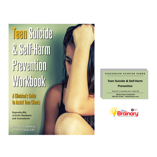 Teen Suicide & Self-Harm Prevention Workbook and Cards Pack