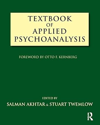 Textbook of Applied Psychoanalysis