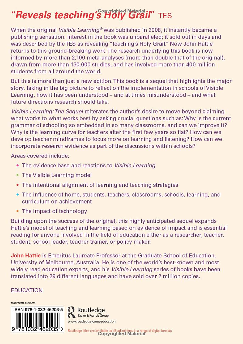 Visible Learning: The Sequel