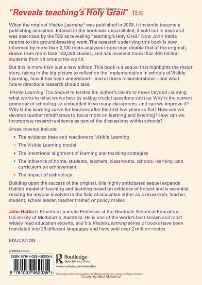 Visible Learning: The Sequel