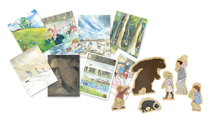 We're Going on a Bear Hunt Wooden Characters and Cards Set