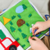 Fabric Activity Quiet Book – Away We Go