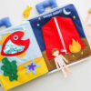 Fabric Activity Quiet Book – Away We Go