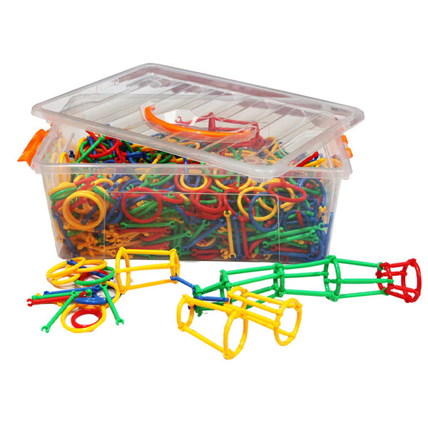 Toy Loop Construction Billy Kidz Construction Set - Arms & Loops 1200pcs – Brainary Books