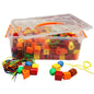 Billy Kidz Construction Set - Geometric Shapes & Laces 196pcs