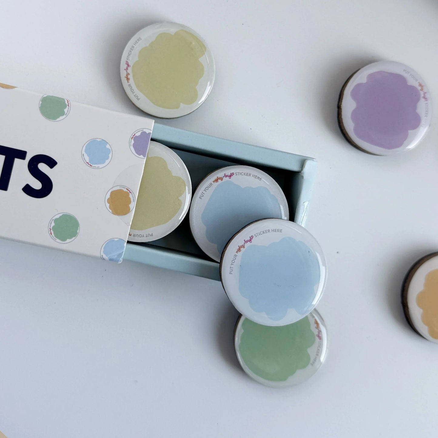 Mighty + Bright Resin Magnets