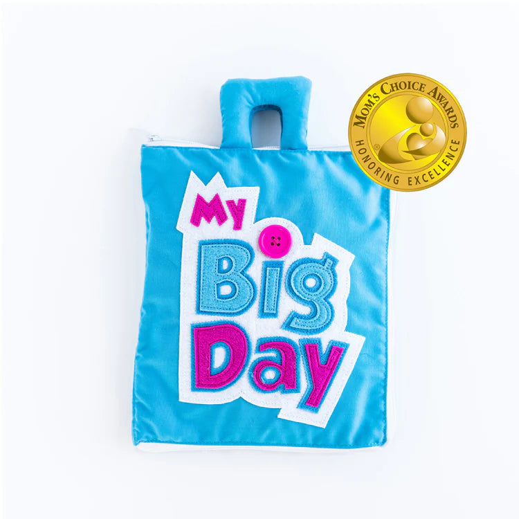 Fabric Activity Quiet Book – My Big Day (Blue)