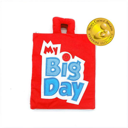 Fabric Activity Quiet Book – My Big Day (Red)