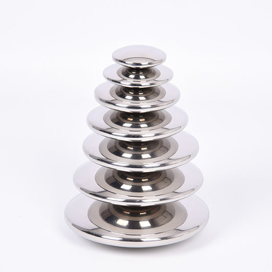 Sensory Reflective Silver Buttons - 7pk